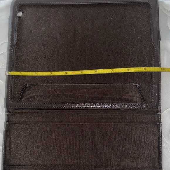 Coach Brown and Tan Tablet Cover